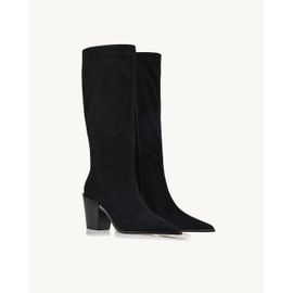 Bota Salto Médio Shammy Preta
