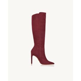 Bota Salto Alto Shammy Burgund