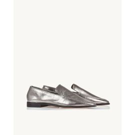 Mocassim Metalizado Old Silver