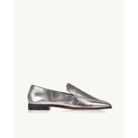 Mocassim Metalizado Old Silver