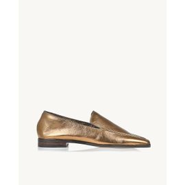 Mocassim Metalizado Old Gold