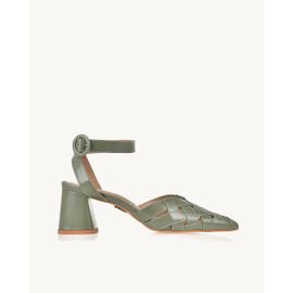 Slingback Salto Médio Milano Olivine