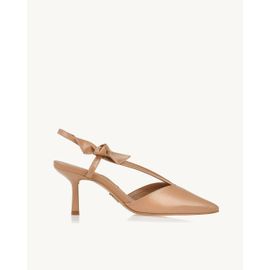 Slingback Salto Médio Milano Pele