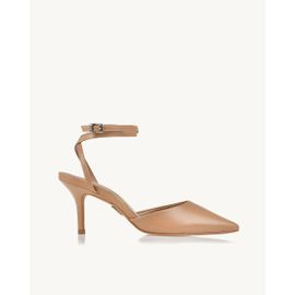 Slingback Salto Médio Milano Pele