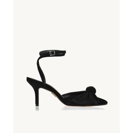 Slingback Salto Médio Chamois Preta