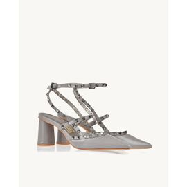 Slingback Salto Médio Milano Gray