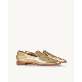 Mocassim Metalizado Or