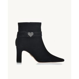 Bota Salto Médio Chamois Preta