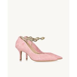 Scarpin Salto Médio Chamois Mauve