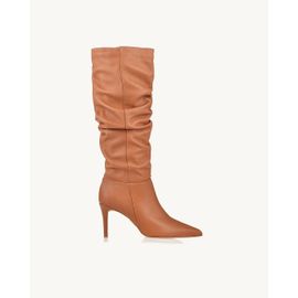 Bota Salto Médio Touch Caramelo