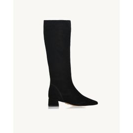Bota Salto Médio Chamois Preta