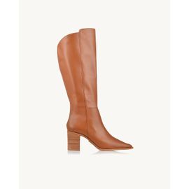 Bota Salto Médio Firenze Caramelo
