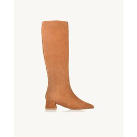 Bota Salto Médio Chamois Caramelo