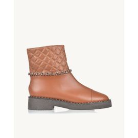 Bota Salto Médio Firenze Caramelo