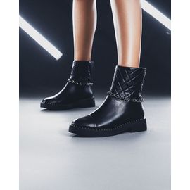 Bota Salto Médio Firenze Preta