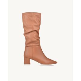 Bota Salto Médio Touch Caramelo