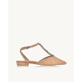 Slingback Chamois Nude