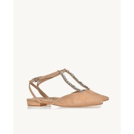 Slingback Chamois Nude