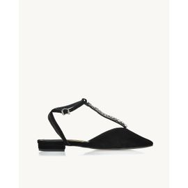 Slingback Chamois Preta