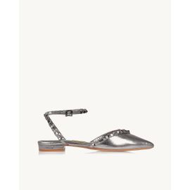 Slingback Metalizado Old Silver