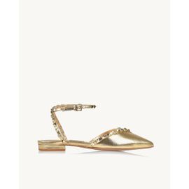 Slingback Metalizado Or