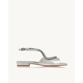 Flat Sued Silver