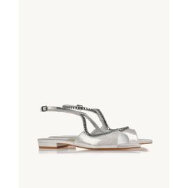 Flat Sued Silver