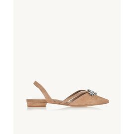 Slingback Chamois Nude