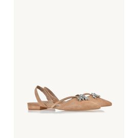 Slingback Chamois Nude