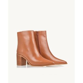 Bota Salto Médio Firenze Caramelo