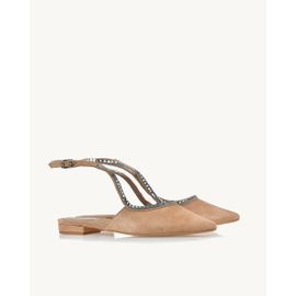Slingback Chamois Nude