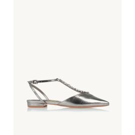 Slingback Metalizado Old Silver