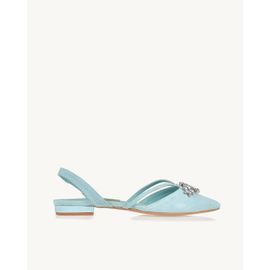 Slingback Chamois Blue