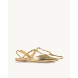 Slingback Metalizado Gold