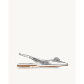 Slingback Metalizado Silver