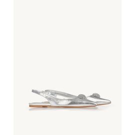 Slingback Metalizado Silver
