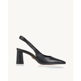 Slingback Salto Médio Milano Preta