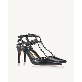 Slingback Salto Médio Milano Preta