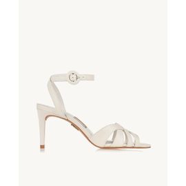 Sandália Salto Médio Milano Off White