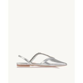 Slingback Metalizado Silver