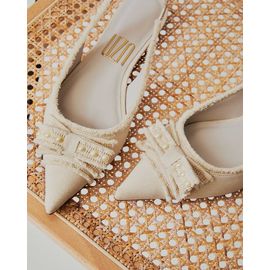 Slingback Lona Cru
