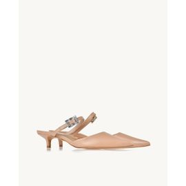 Slingback Salto Médio Milano Nude