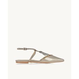 Slingback Sued Gold