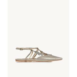 Slingback Sued Gold