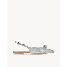 Slingback Stoned Silver