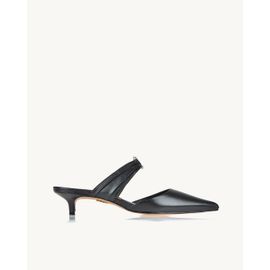Slingback Salto Médio Milano Preta