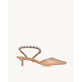 Slingback Salto Médio Milano Nude