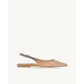 Slingback Chamois Nude