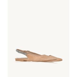 Slingback Chamois Nude