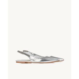Slingback Metalizado Silver